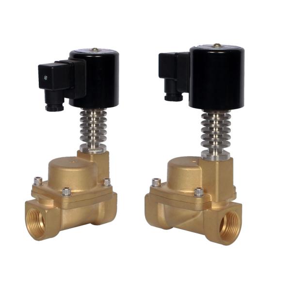 Hot Water Brass Solenoid Valve , Solenoid Switch Valve With Coil Heat Radiator