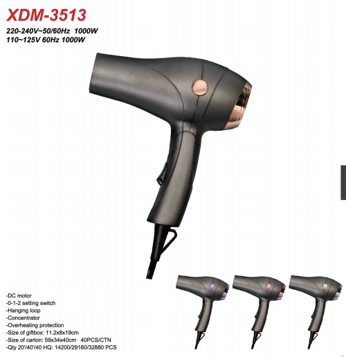 1800-2000w Малый сушилка для волос с низким уровнем шума