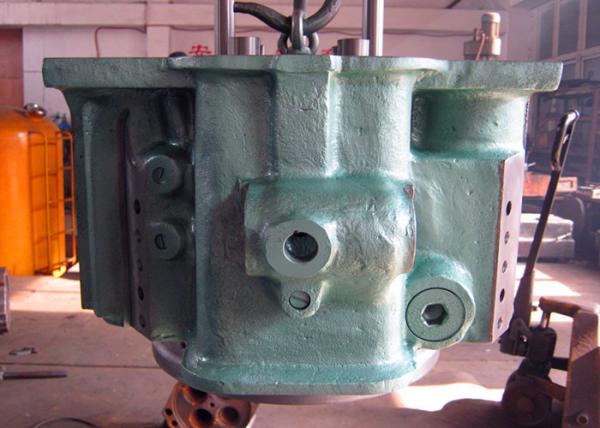 MAK 6M25 Marine Cylinder Heads , Main Engine Cylinder Head With Valve Seat / Guide