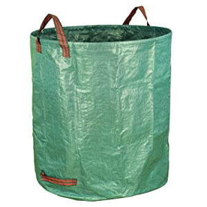 Reuseable Heavy Duty Gardening Bags Lawn Pool Garden Leaf Waste Bag Collapsible Canvas Portable Grass Bin Landscape tote