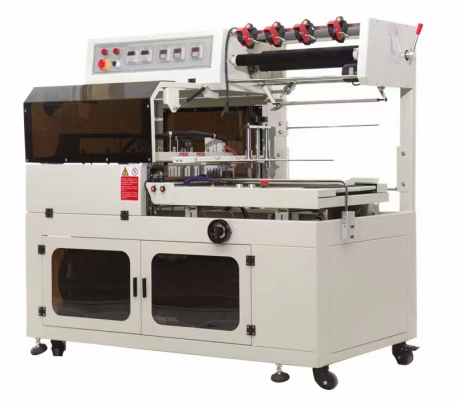 Fully Automatic Horizontal Sealing and Cutting Heat Shrink Wrapping Machine With 1m Tunnel for packaging lines