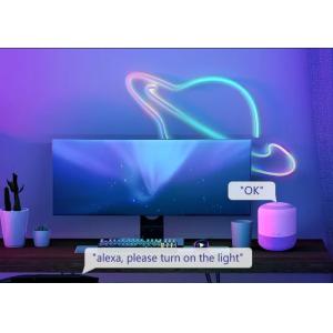Sincronización de música 12V Smart RGB Light Strips WiFi Bluetooth Smart Neon Strips 1500mA