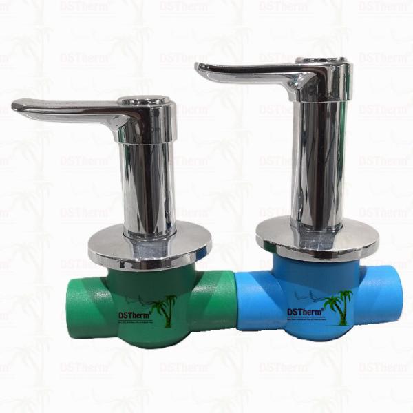 Luxury Copper-Plastic PPR Ball Valve Corrosion Resistant High Pressure Level