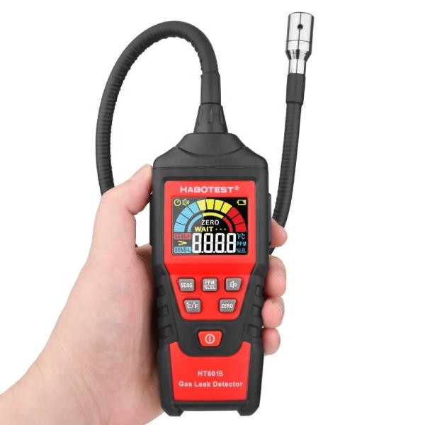 Detector de escape esperto do gás de 15 polegadas, detector portátil de gás combustível de HT601A