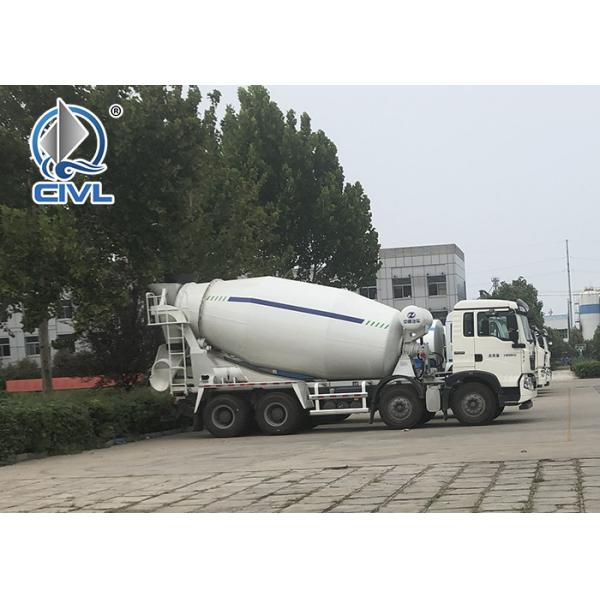 Orange 8x4 16cbm Concrete Mixer Trucks / EURO 2 Diesel Cement Mixer Truck