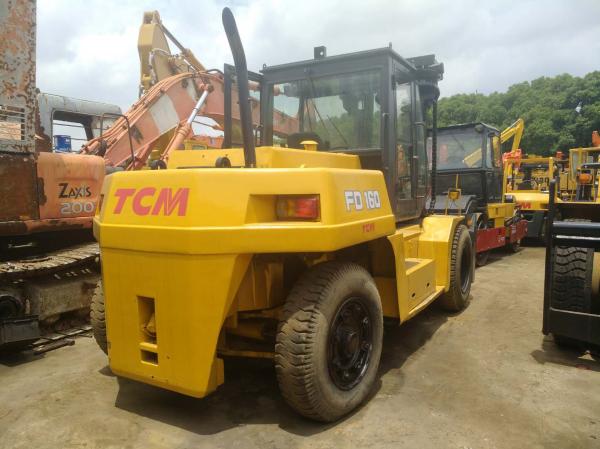 Heavy Duty 16 Ton Used Diesel Forklift TCM FD160S With Good Working Condition