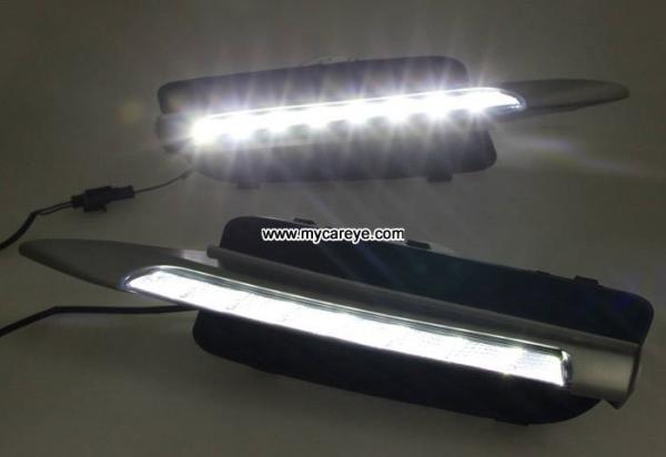 BMW X5 E70 DRL LED Daytime driving light kit Car front lights upgrade