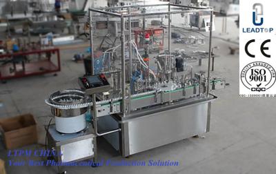Máquina de engarrafamento líquida automática com as garrafas por minuto do controle 10-40 do PLC