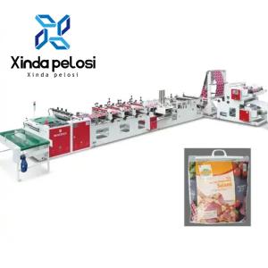 Máquina automática de fabricação de sacos pesados isotérmicos com manilha rígida