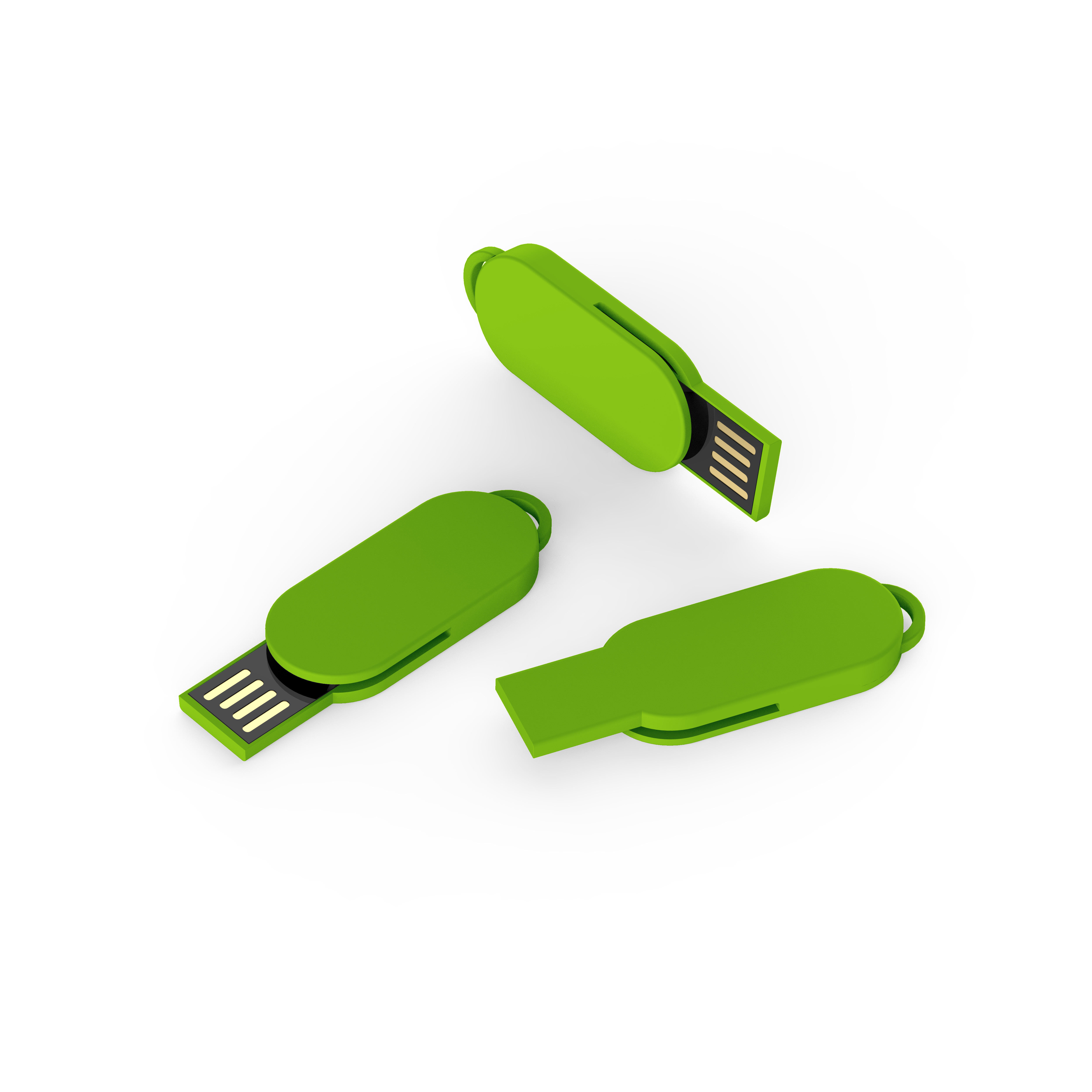 Работающий блестящий светодиодный кристаллический USB-накопитель с совместимостью Windows/Mac/Linux