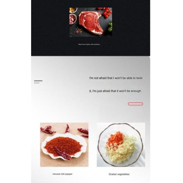 1500w Fully Automatic Meat Grinder for Powerful Commercial Frozen Chicken Bone Meat