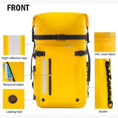Nylon Sports Bag with Aluminium Trolley System and Adjustable Straps
