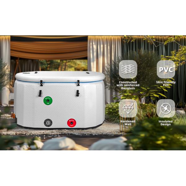 Горячая ванна надувная надувная холодная ванна подходит для семейных садов, тренажерных залов, арены и обучения холодной воде