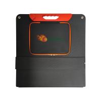 Panel solar plegable portátil monocristalino de 120W con cubierta frontal de ETFE
