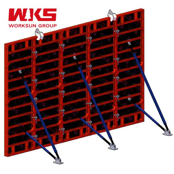 Robust Form Aluminium Formwork Maneuverable Modular Shuttering Reusable