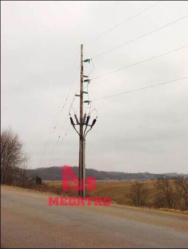 138KV underground to overhead transmission structures