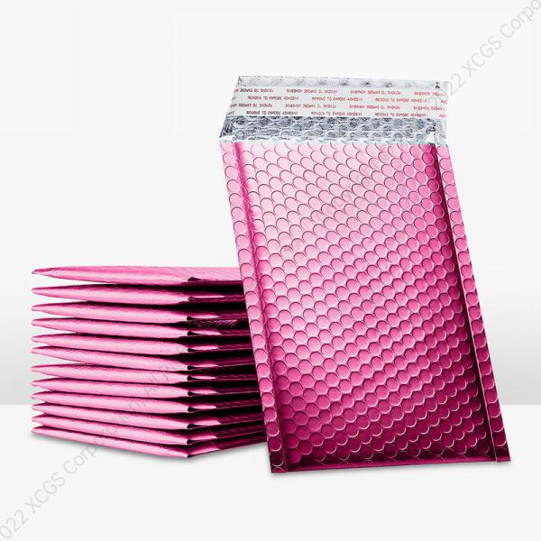 Heatproof Gold Bubble Mailer Poly Bags Self Seal Shock Resistant