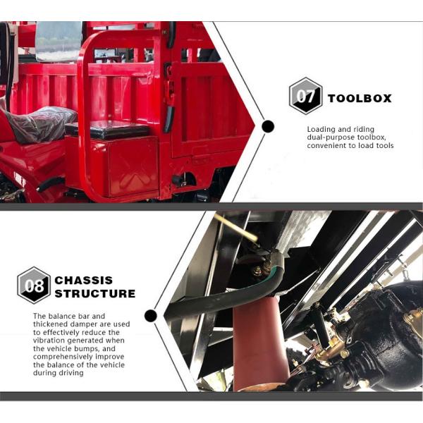 DAYANG 200cc бензиновый моторный трехколесный грузовой велосипед для тяжелой работы в Египте