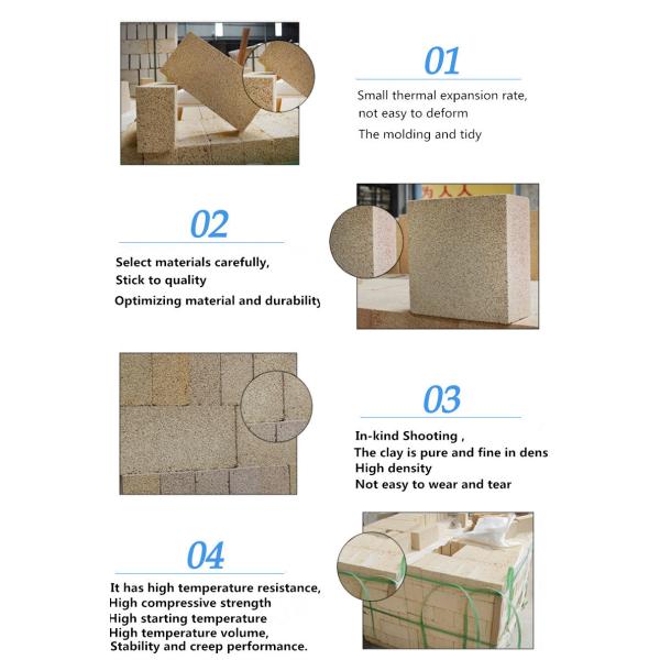 Приложения Высокоалюминиевые полилегкие изоляционные кирпичи с небольшим содержанием MgO