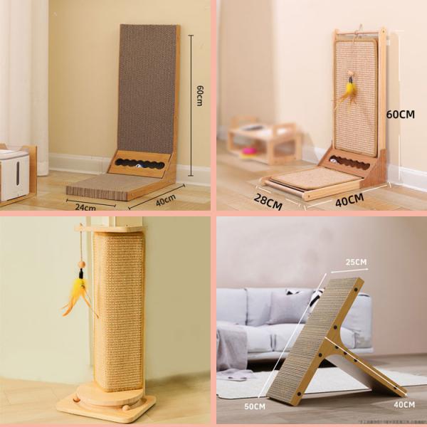 Red Car Shaped Cat Scratcher Nest Wear Resistant Cardboard Cat Scratcher Car