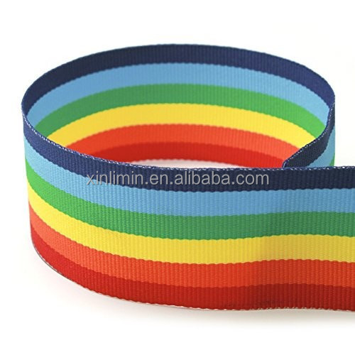 Fashion and Useful Printed Satin Grosgrain Moire Ribbon for Customized Branding