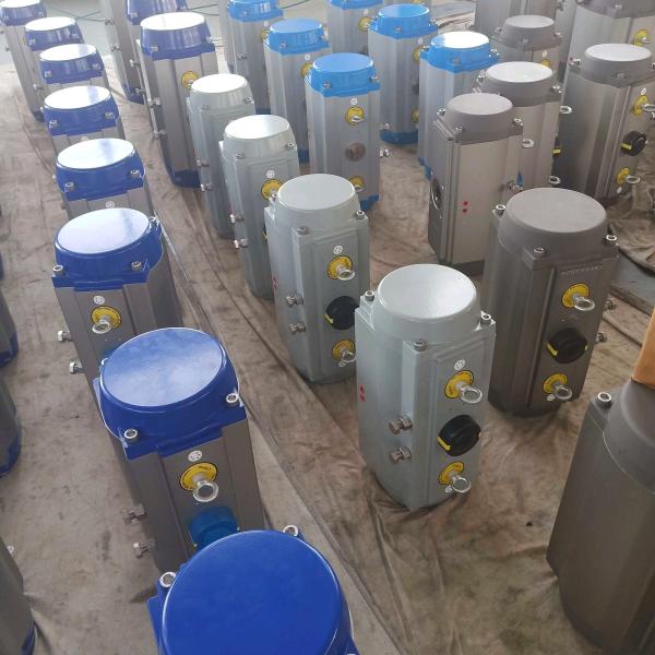 90 Degree Pneumatic Rotating Actuator Rack And Pinion Type Actuator For Valves