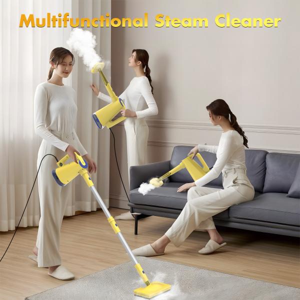 All-in-One Multifunction Electric Handheld Steam Mop Cleaner Portable Cleaning Appliance for Household and Car