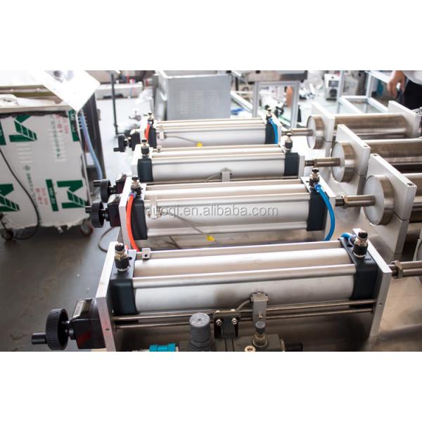 DUOQI G4WTD Máquina de enchimento semi-mática para óleo detergente de sumo de mel 4 bocas de cabeça 110V