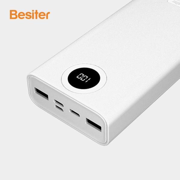 22.5W Portable Smart Fast Charging Power Banks Large Capacity 20000mah Micro USB Input for Outdoor Mobile Phone