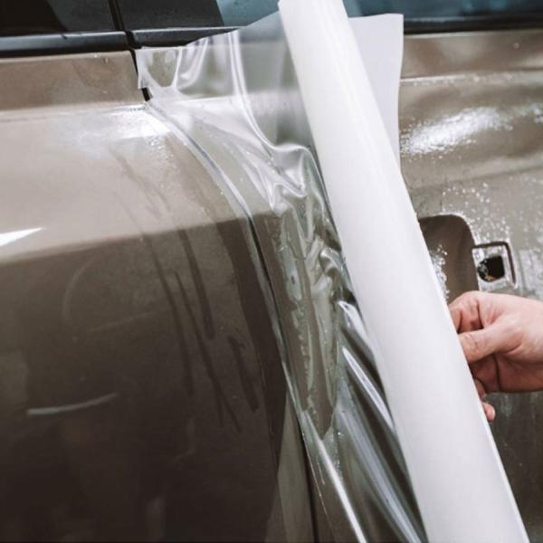 Película brillante autocurativa de TPU PPF para coche, 8 años de garantía, película transparente de protección de pintura brillante