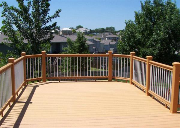 Solid Type wood plastic Composite Board Fire Retardant With Dimensional Stability