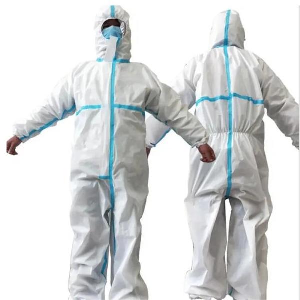 Non Sterile Medical Protective Cloth , Disposable Protective Suit For Hospital