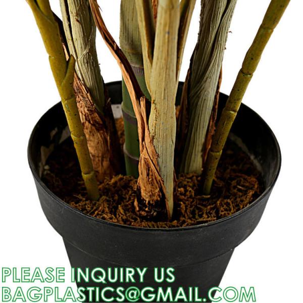 Gorgeous Cycas Revoluta Sago Palm Tree Artificial Plant with Nursery Pot, Feel Real Technology, 28 Long & Giant