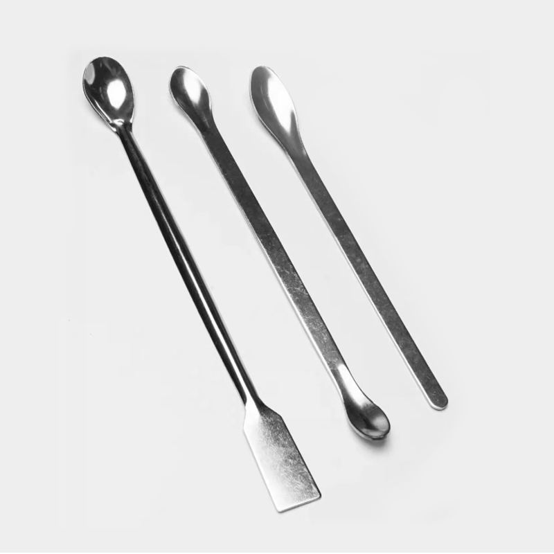 20/30cm Lab Use Stainless Steel Medicinal Spoon Spatula Sampling Spoon Scoop Mixing Spatula for Lab Consumables