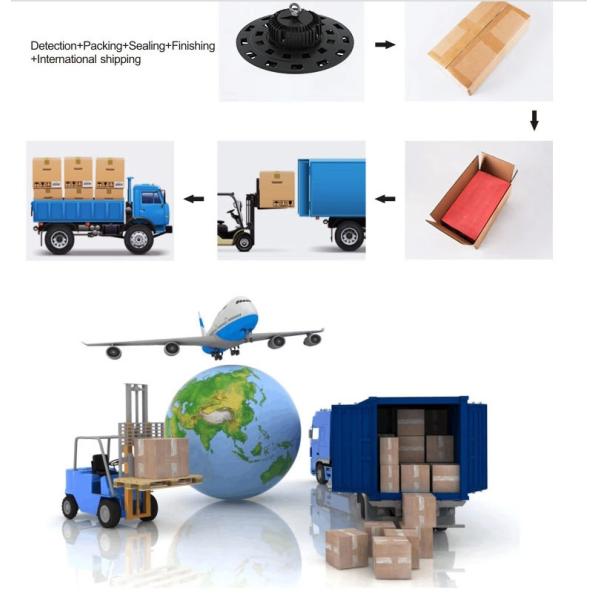 150 Watt Industrial Ip65 UFO LED High Bay Light For Warehouse Ce Rohs Certificate