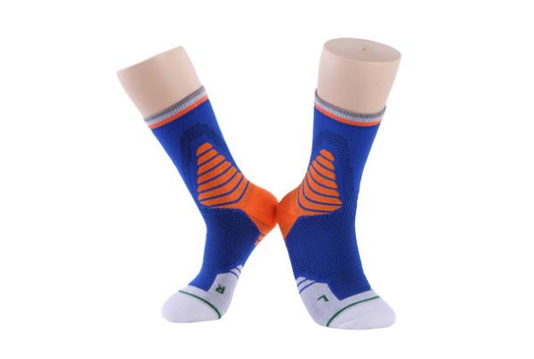 Breathable Crew Compression Basketball Custom Sports Socks Womens Regular Style