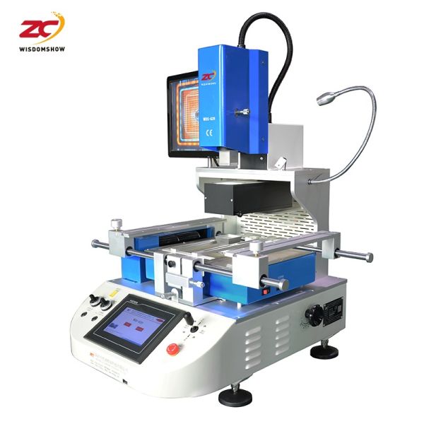 Semi Automatic BGA Rework Station with Three Independent Heating Zones, ±0.01mm Mounting Accuracy, and High-definition Touchscreen HMI