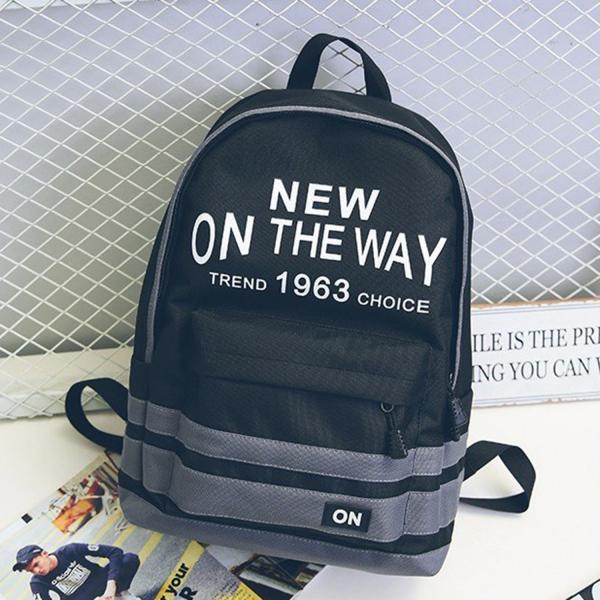 Schoolbag female han edition hits color street backpacks college wind schoolbag canvas backpack leisure computer bag
