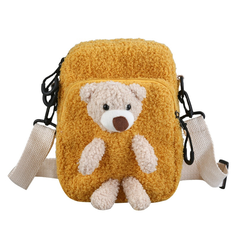 Отсутствие плюшевого мишки Bookbag плюша 3D детей запаха короткой