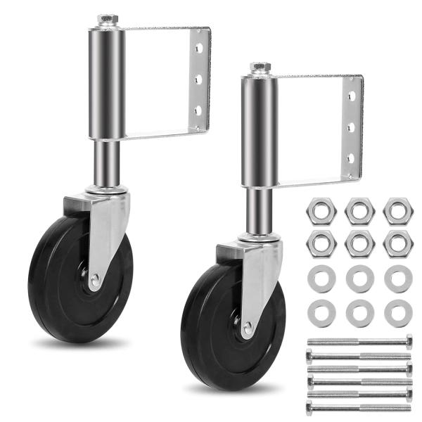 Двойная цепная связь Крупный забор ворота Колесо Металлическая труба Свинговая ворота кастрюля 6