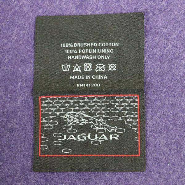 White Center Fold Cotton Neck Woven Garment Labels Main Lables