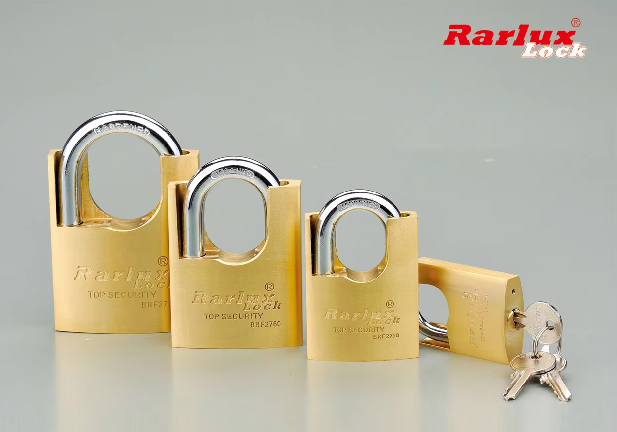 Rarlux Chrome Plated Solid Padlock Shackle Protected Anti-cut Brass Padlock