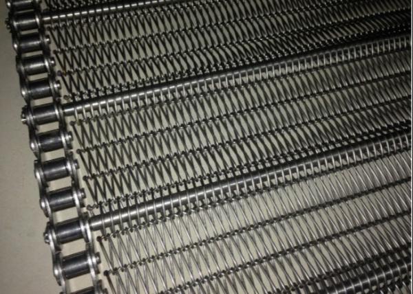 Quick Freezing Industry Chain Conveyor Belt Food Grade 304 Stainless Steel