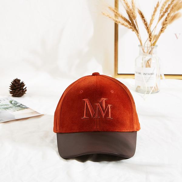 Custom Velvet Embroidered Baseball Caps With Debossed Metal Buckle