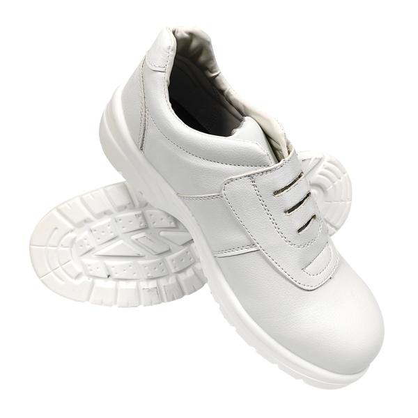 No Lacing Velcro Design Esd Safety Shoes Dustproof Steel Toe Work