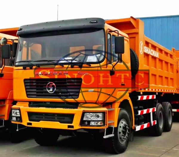 LHD/ RHD Drive System 30 Tons Tipper Truck , F3000 SHACMAN 6x4 Three Axle Dump Truck