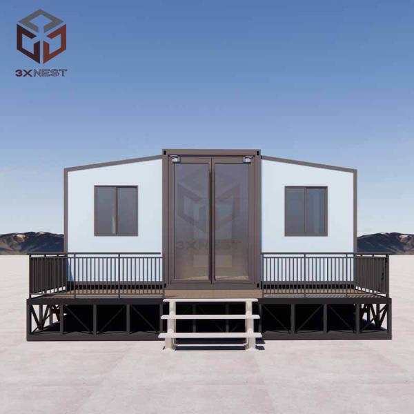 8級耐震性 20FT 壊れた橋のアルミ窓のプリメイドハウス
