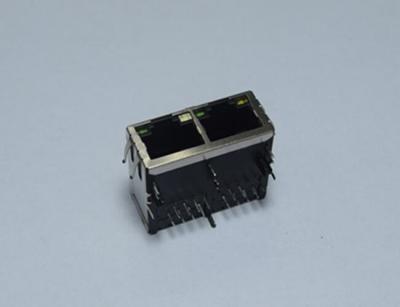 Side Enter Cat6 Cable Female Rj45 Connector Jack , 10 Pin RJ45 Ethernet Jack