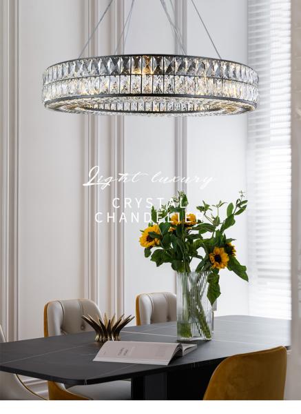 Luxury Crystal Chandeliers For Living Room Lobby Modern Home Decor crystal led chandelier(WH-CY-189)
