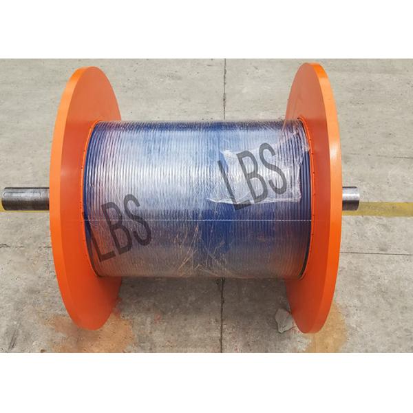 Stainless Steel Yellow LBS Grooved Drum With Shaft Diameter 800mm